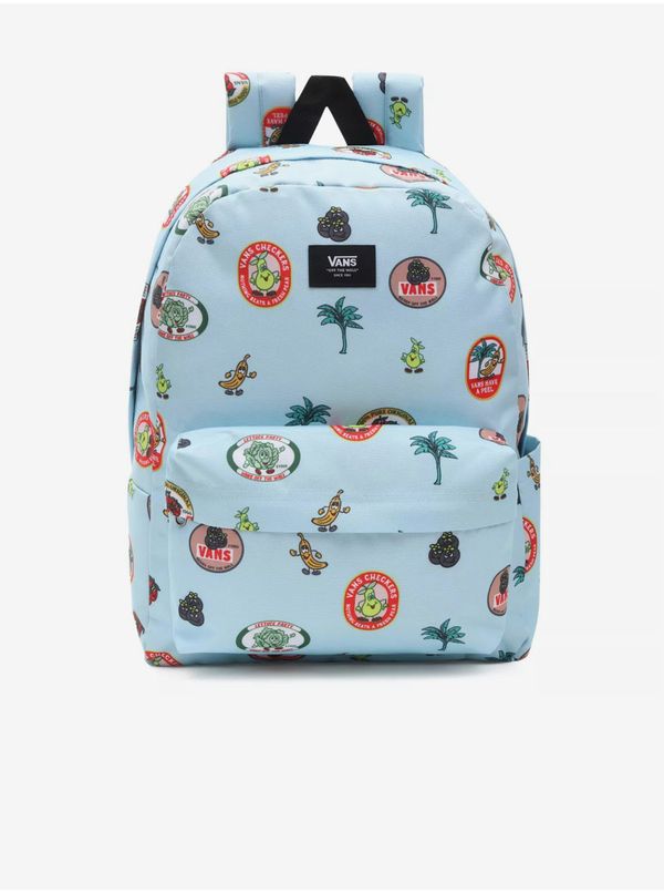 Vans Light blue mens patterned backpack VANS MN OLD SKOOL IIII BACKPACK - Men