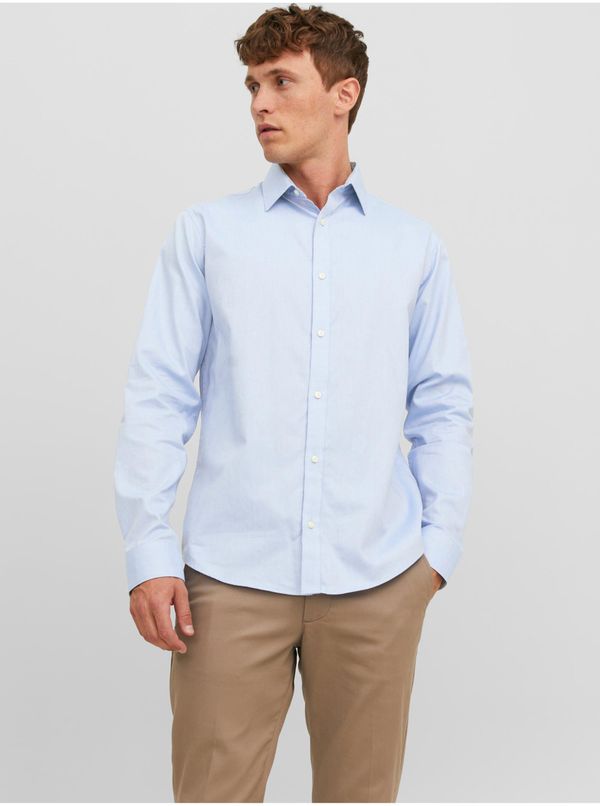 Jack & Jones Light blue men's shirt Jack & Jones Label - Men's