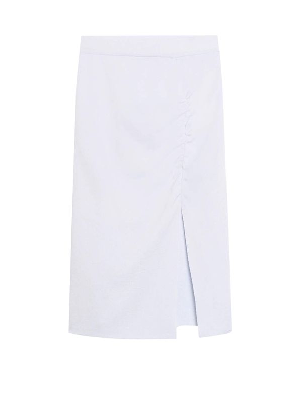 Orsay Light blue pencil skirt with slit ORSAY