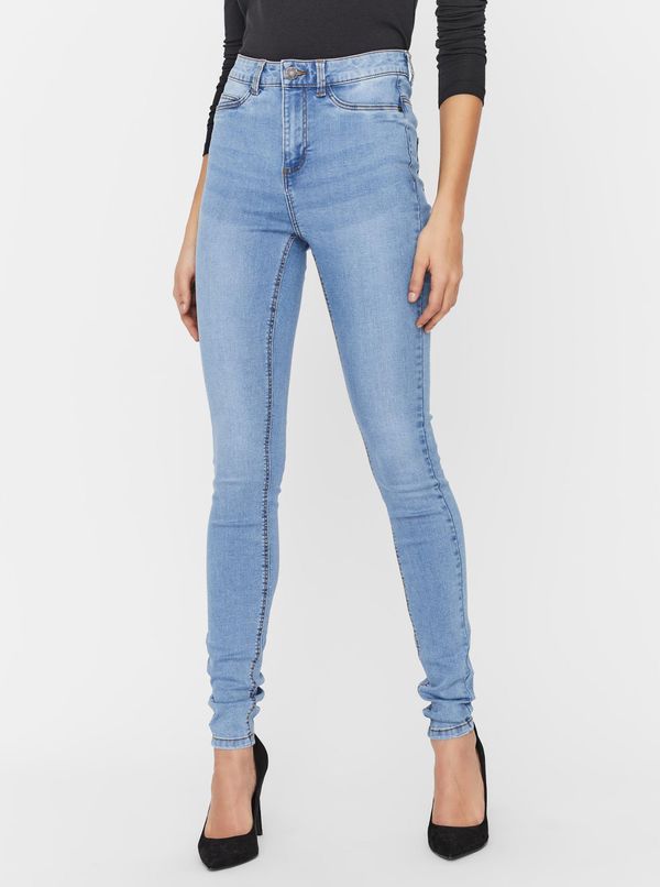 Noisy May Light blue skinny fit jeans Noisy May Callie - Women