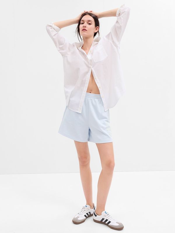 GAP Light blue tracksuit shorts with GAP logo