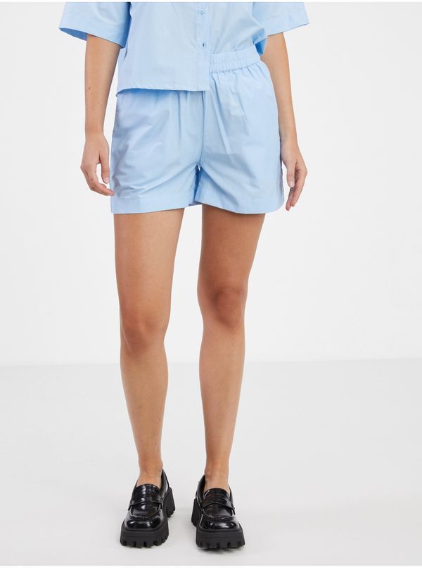 Noisy May Light blue women shorts Noisy May Frig - Women