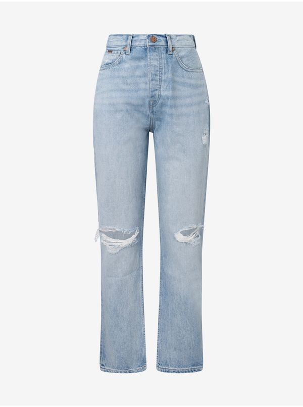 Pepe Jeans Light blue women straight fit jeans Pepe Jeans Celyn - Women