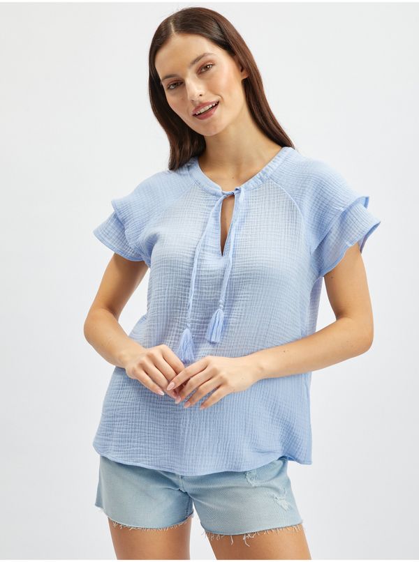 Orsay Light blue women's blouse ORSAY