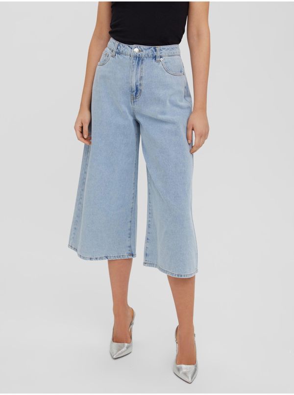 Vero Moda Light blue women's denim culottes VERO MODA Clive - Women's