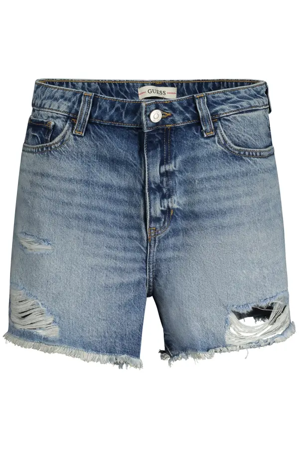 GUESS JEANS Light blue women's denim shorts Guess Relaxed Short