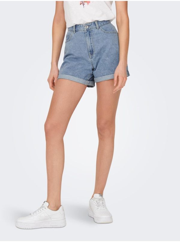 Only Light blue women's denim shorts ONLY Vega