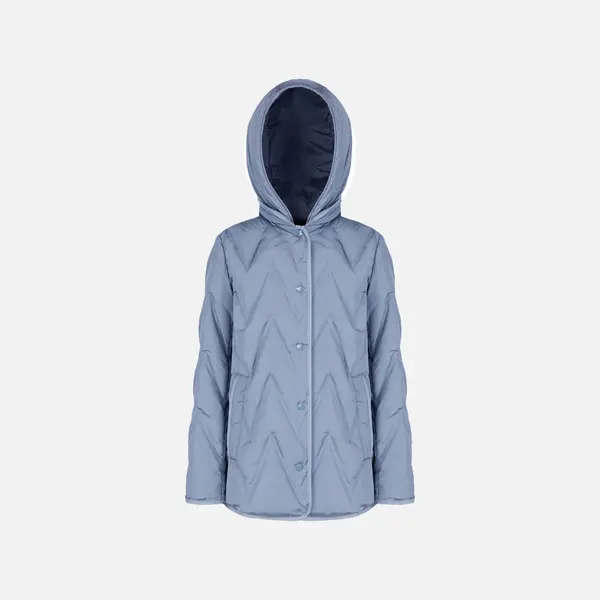 GEOX Light Blue Women's Down Jackets Geox Plummery - Women's