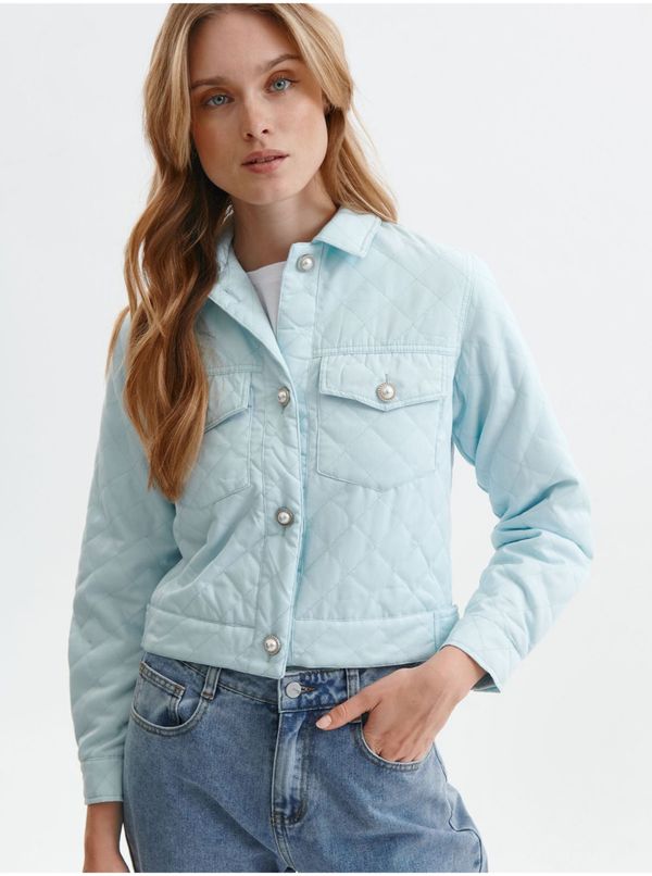 Top Secret Light blue women's quilted light jacket TOP SECRET - Women