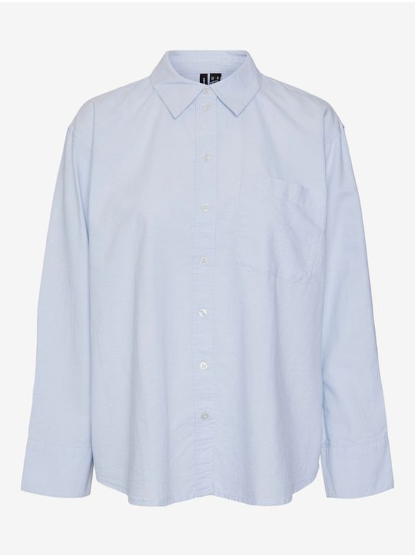 Vero Moda Light blue women's shirt Vero Moda Ida - Women's