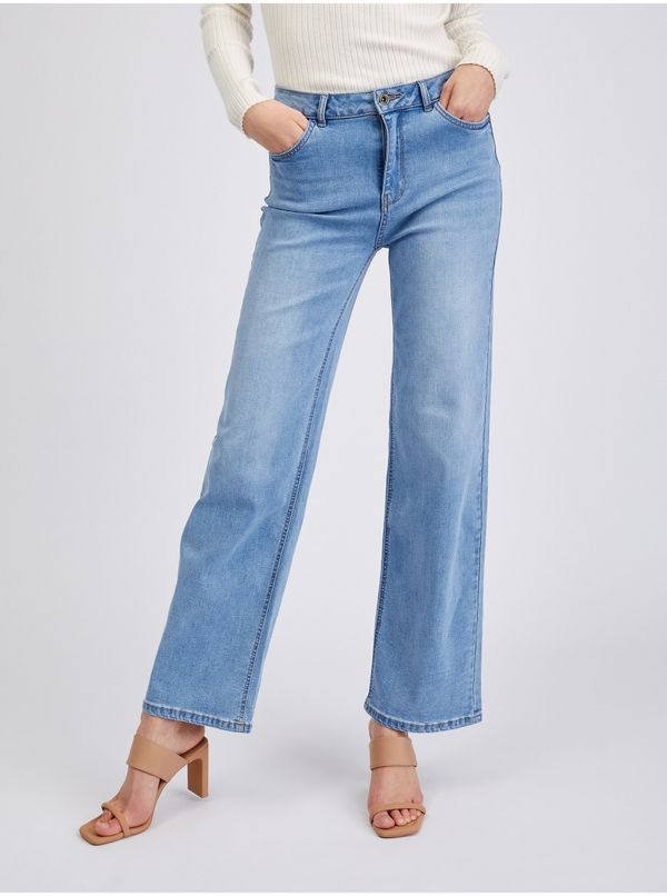 Orsay Light blue women's wide-leg jeans ORSAY