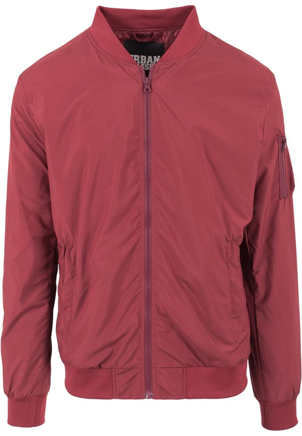 Urban Classics Light Bomber Jacket burgundy