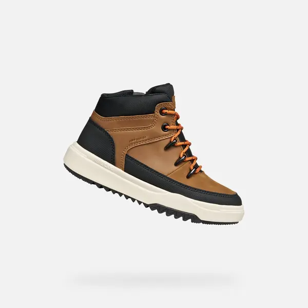 GEOX Light Brown Boys' Ankle Boots Geox Bunshee ABX - Boys