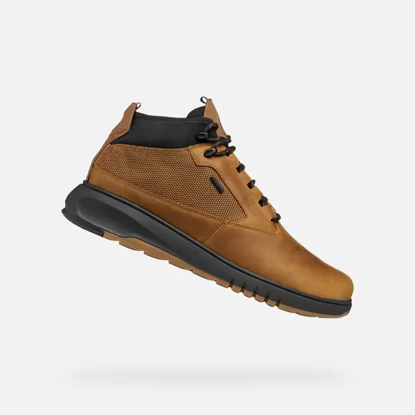 GEOX Light Brown Men's Ankle Boots Geox Aerantis 4X4 ABX - Men's