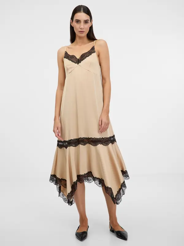 Orsay Light Brown Women's Midi Dress ORSAY - Women's