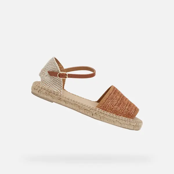 GEOX Light brown women's sandals Geox D Lampedusa - Women's