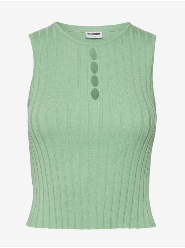 Noisy May Light Green Crop Top Noisy May Frey - Women