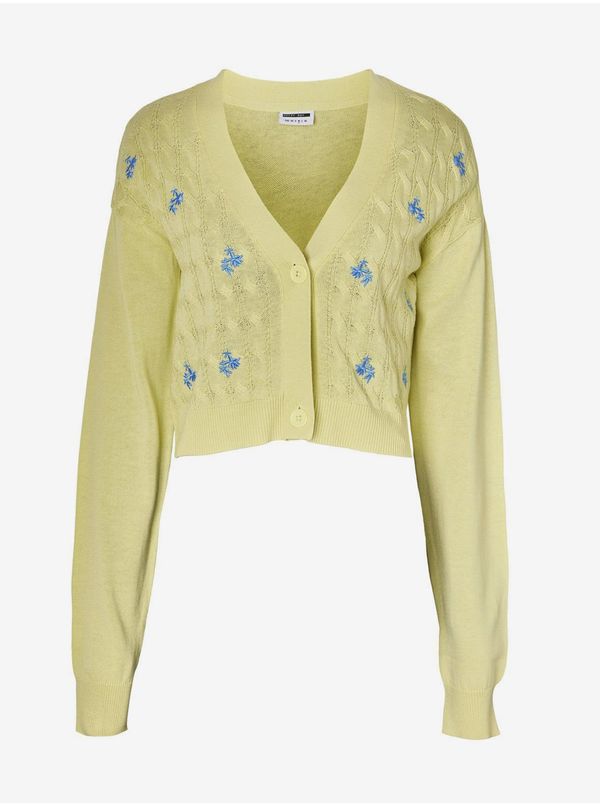 Noisy May Light Green Ladies Cardigan Noisy May Lil - Ladies