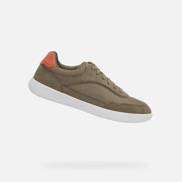 GEOX Light green men's sneakers Geox Rieti - Men's