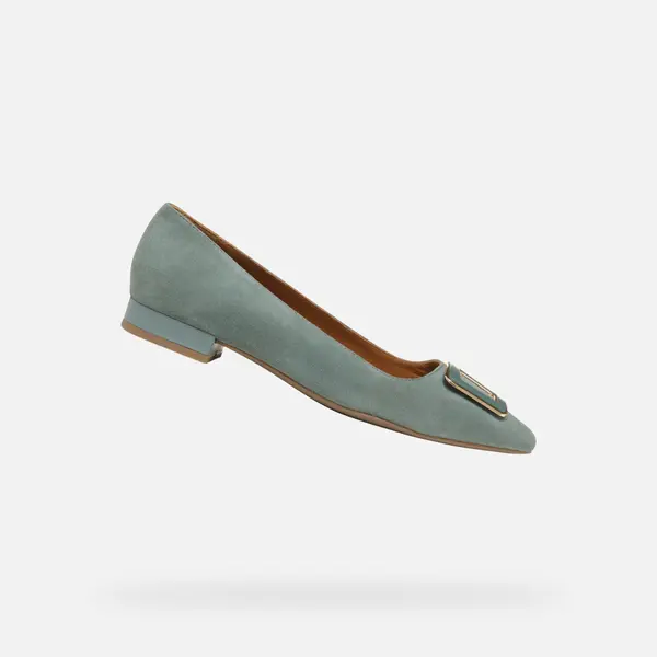 GEOX Light green women's ballet flats Geox Charyssa - Women's