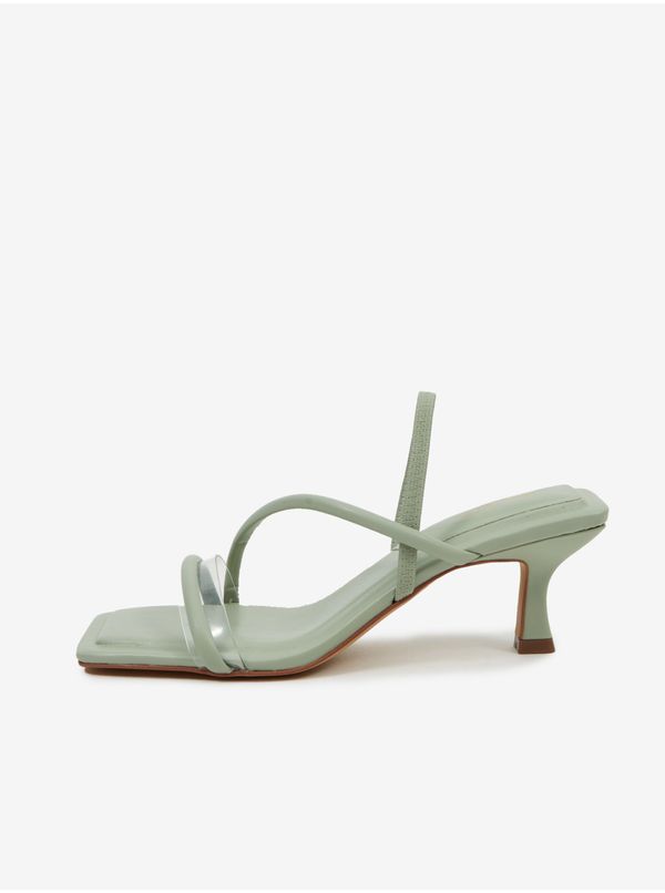 Aldo Light green women's heeled slippers ALDO Zoebaen - Women's