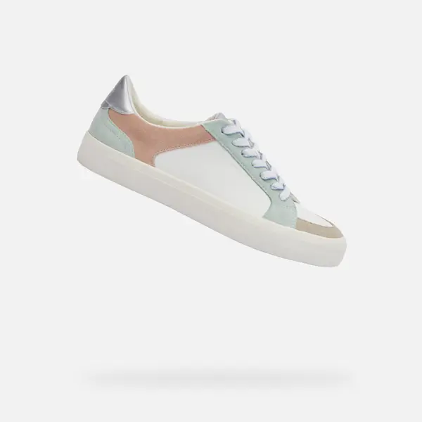 GEOX Light green women's sneakers Geox Emmeleny - Women's
