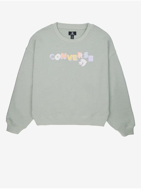 Converse Light Green Women's Sweatshirt Converse - Women