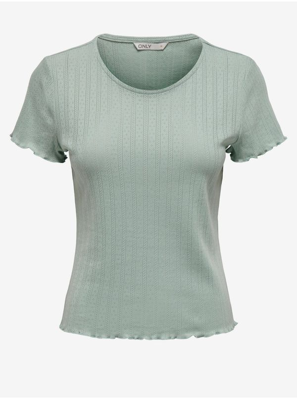 Only Light green women's T-shirt ONLY Carlotta