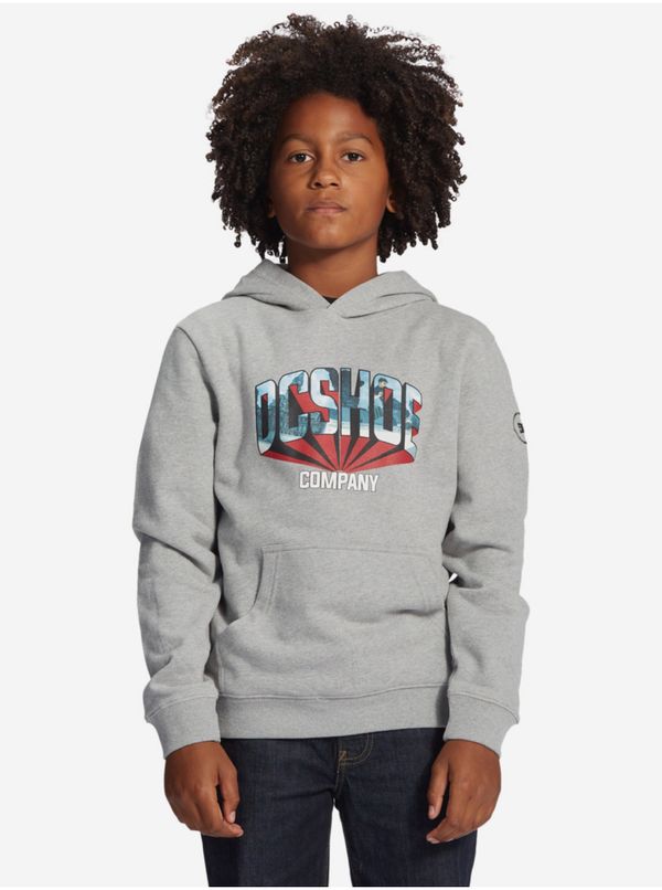 DC Light Grey Boys Hoodie DC Jahmir - Boys