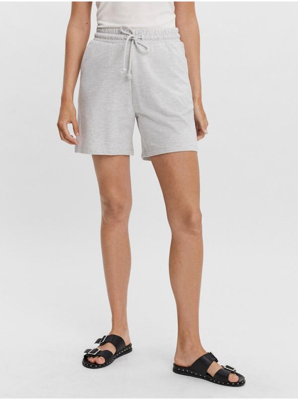 Vero Moda Light grey brindle tracksuit shorts VERO MODA Octavia - Women