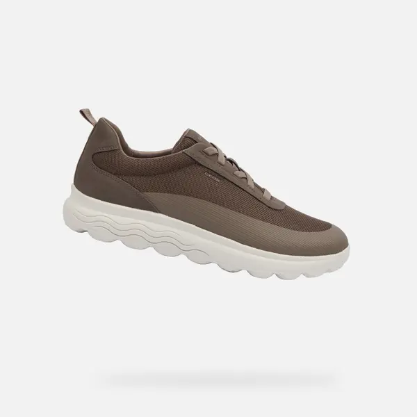 GEOX Light Grey Men's Geox Spherica Sneakers - Men's