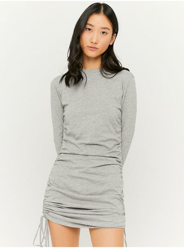 TALLY WEiJL Light Grey Sheath Minidress with Drawstring On Hips TALLY WEiJL - Ladies