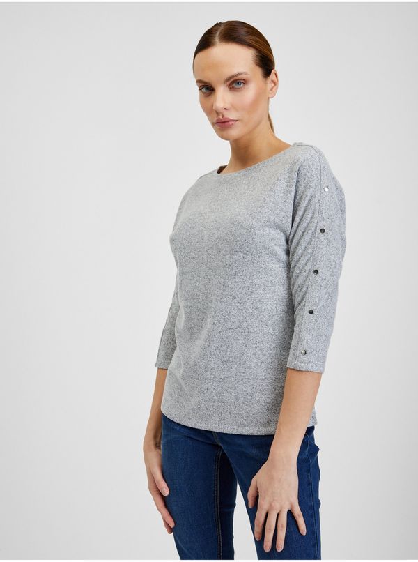 Orsay Light grey women's T-shirt ORSAY