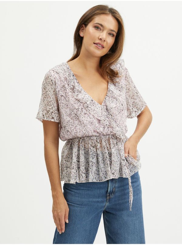 JDY Light pink floral blouse JDY Time - Ladies