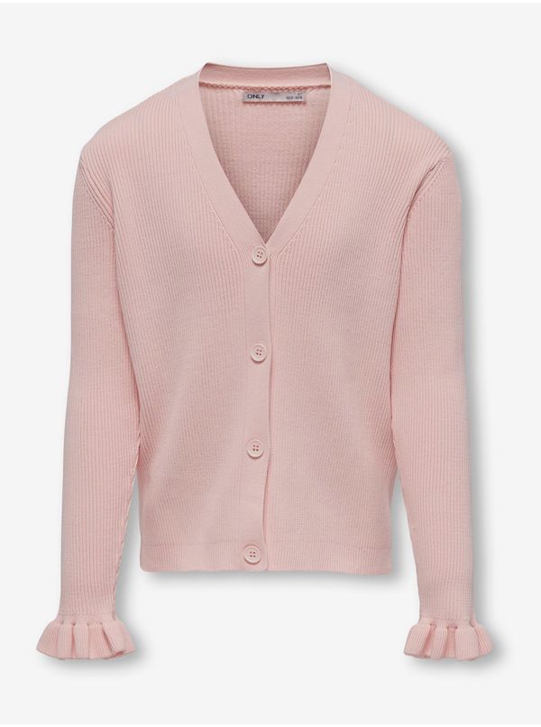 Only Light Pink Girls' Cardigan ONLY Sally - Girls