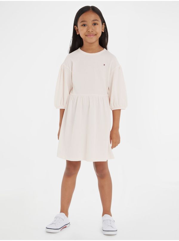 Tommy Hilfiger Light Pink Girls' Dress Tommy Hilfiger Structured Knit Dress - Girls