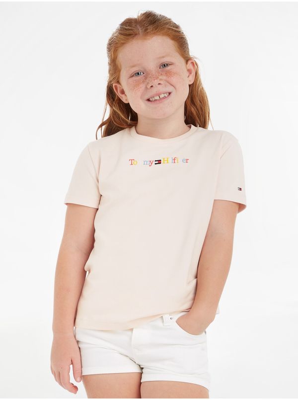 Tommy Hilfiger Light pink girly T-shirt Tommy Hilfiger - Girls