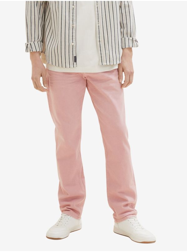 Tom Tailor Light Pink Mens Straight Fit Jeans Tom Tailor - Men