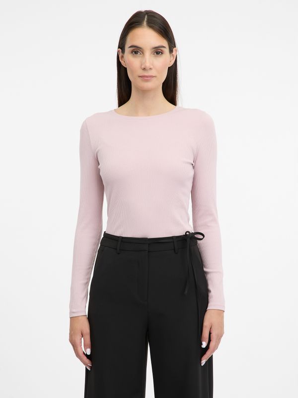 Orsay Light pink women's long-sleeved T-shirt ORSAY - Women's