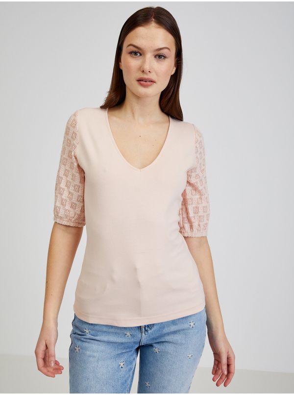 Orsay Light pink women's T-shirt ORSAY - Women