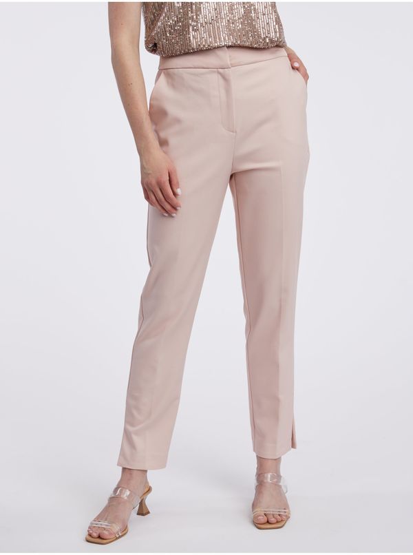 Orsay Light pink women's trousers ORSAY