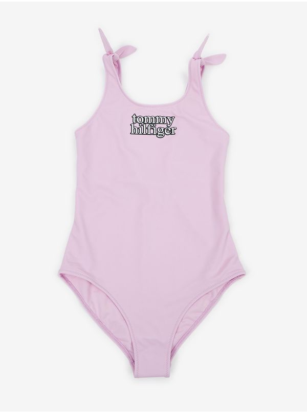 Tommy Hilfiger Light purple girly one-piece swimwear Tommy Hilfiger Underwear - Girls