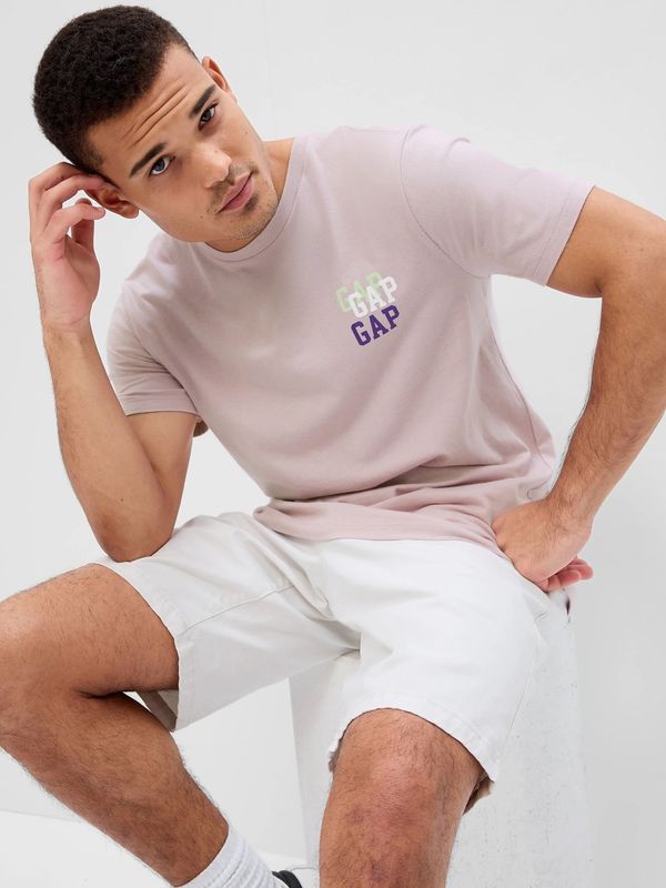 GAP Light purple men's T-shirt with GAP logo