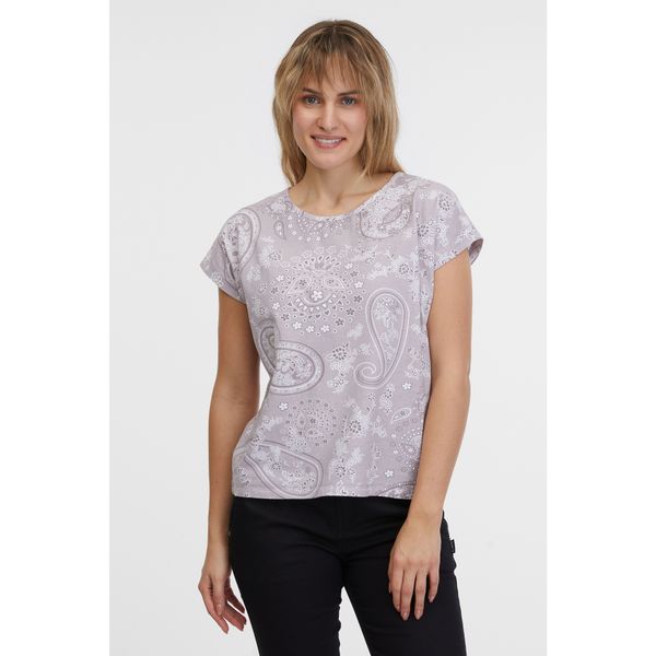 SAM73 Light purple women's patterned T-shirt SAM 73 Margarita