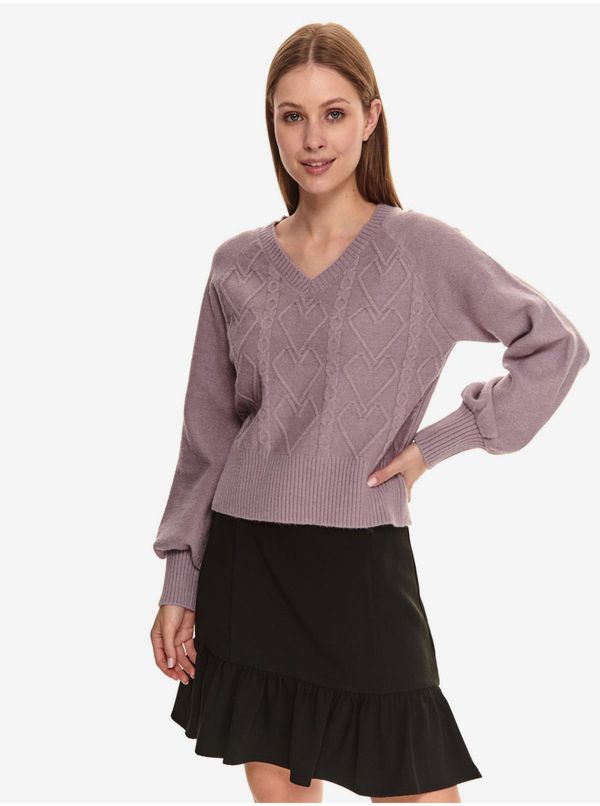 Top Secret Light purple women's sweater TOP SECRET - Women