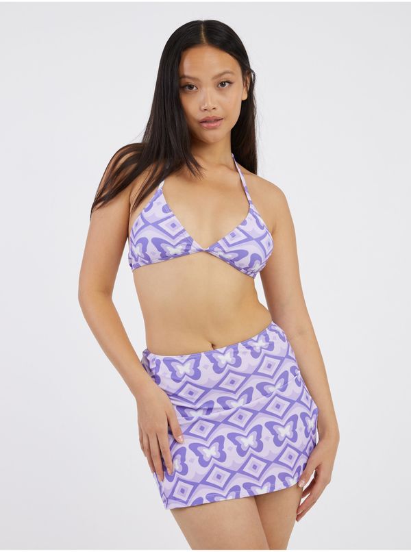 Noisy May Light purple women's swimwear top Noisy May Smiley - Women