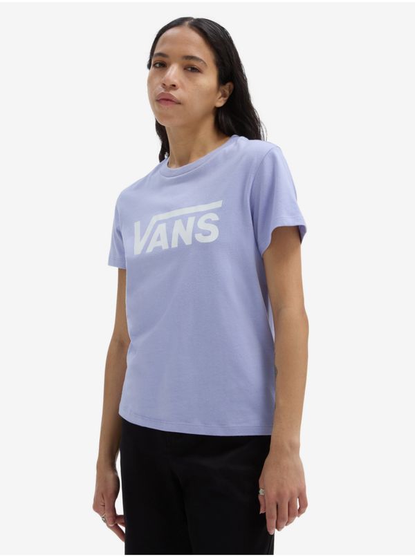 Vans Light purple Women's T-Shirt VANS Flying Crew - Women