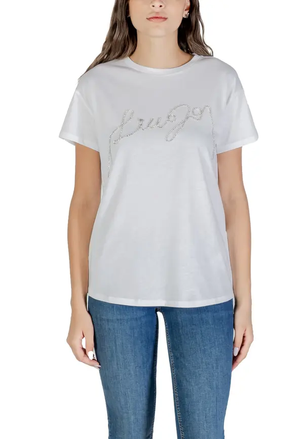 Liu Jo Liu Jo bela majica s kratkimi rokavi