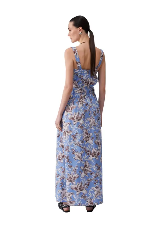 Liu Jo Liu Jo cvetlična obleka z naramnicami