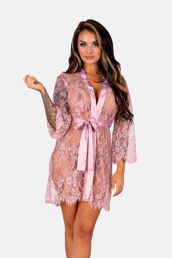 LivCo Corsetti Fashion LivCo Corsetti Fashion Woman's Housecoat Sheer